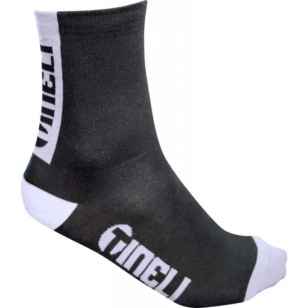 High Top Socks - Black/Green 1
