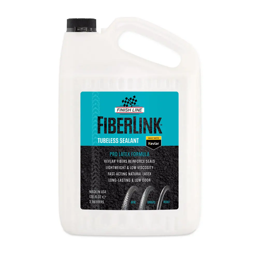 Finish Line Fiberlink Pro Latex Tubeless Tyre Sealant 3.8 Litre Bottle 1
