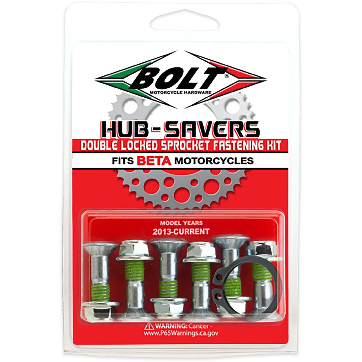 Bolt Motorcycle Sprocket Bolts - Beta 1