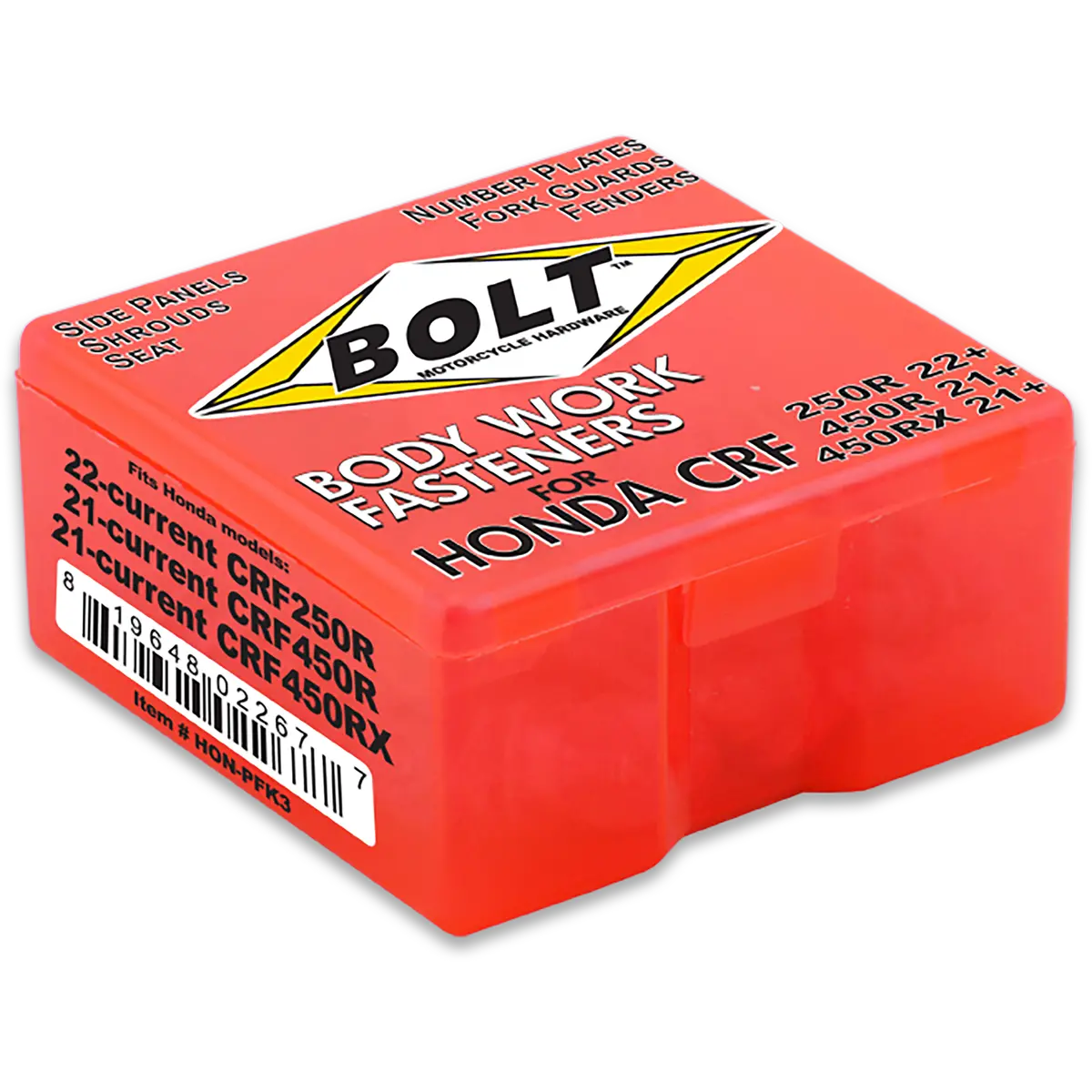 Bolt Honda-Specific Full Plastic Fastener Kit - Image 9