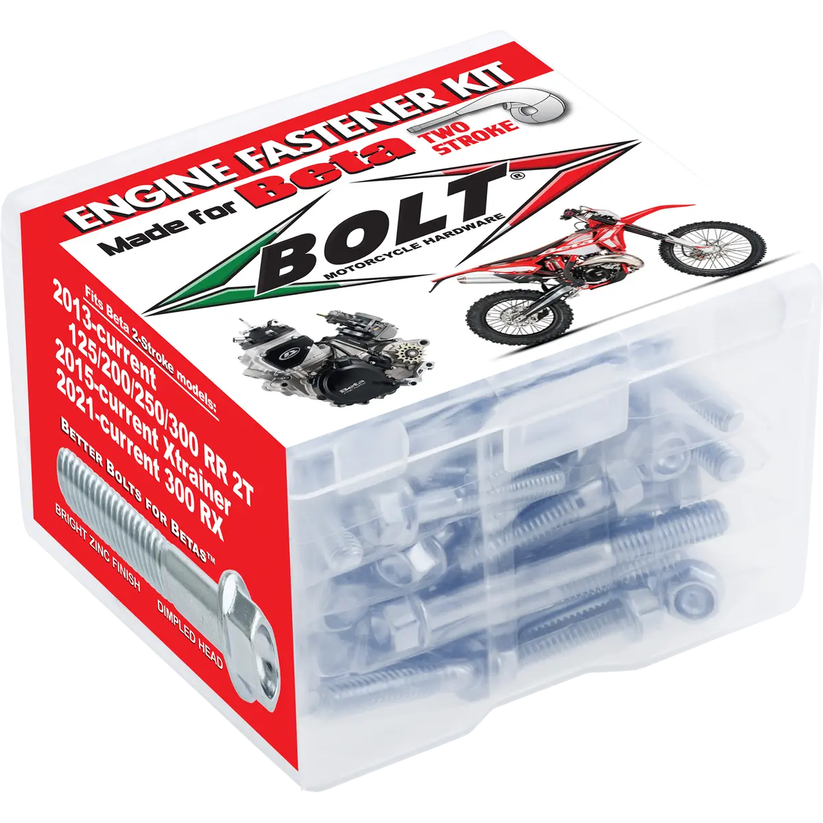 Bolt Motorcycle Engine Fastener Kit - Beta 1