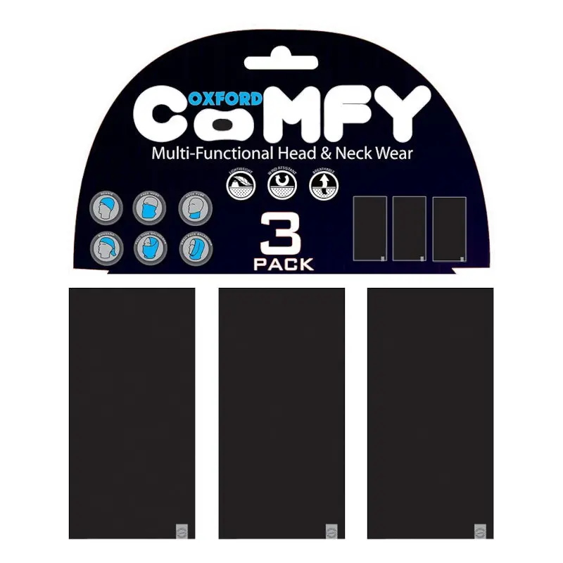 Oxford Comfy Black 3/Pack 1