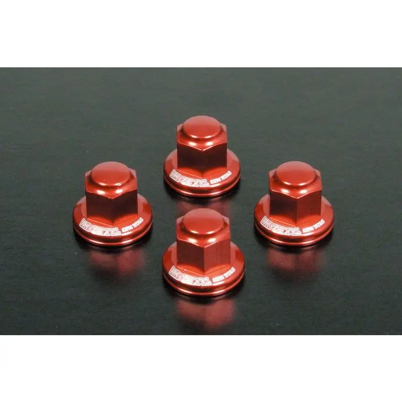 Sp Takegawa Rear Cushion Mount Nut Plain Red 06-06-0012 1