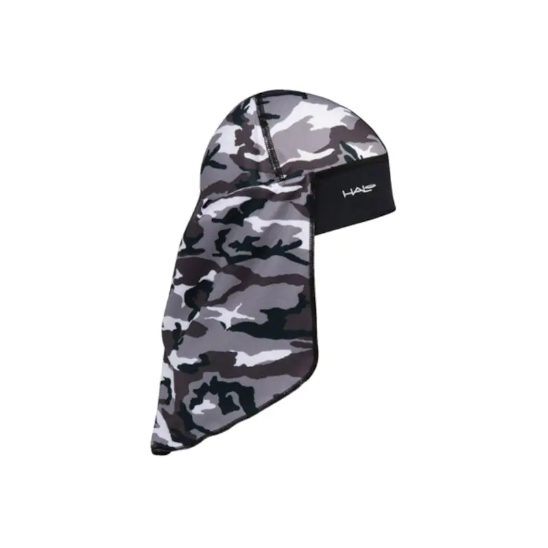 Halo Solar Skull Cap With Tail Camo Grey 1