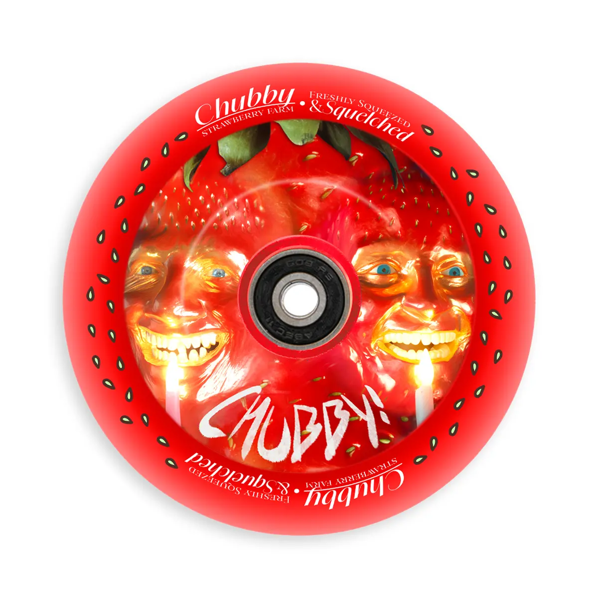 Chubby 110Mm Strawberry Farm Wheel 1