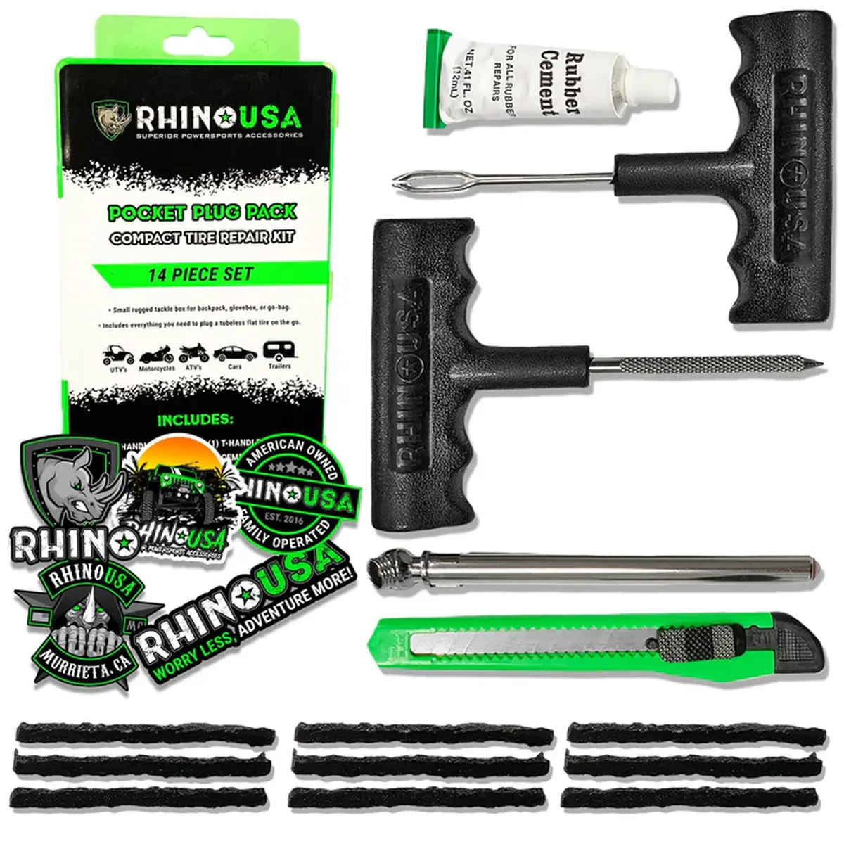 Rhino Usa Compact Tire Repair Kit 1