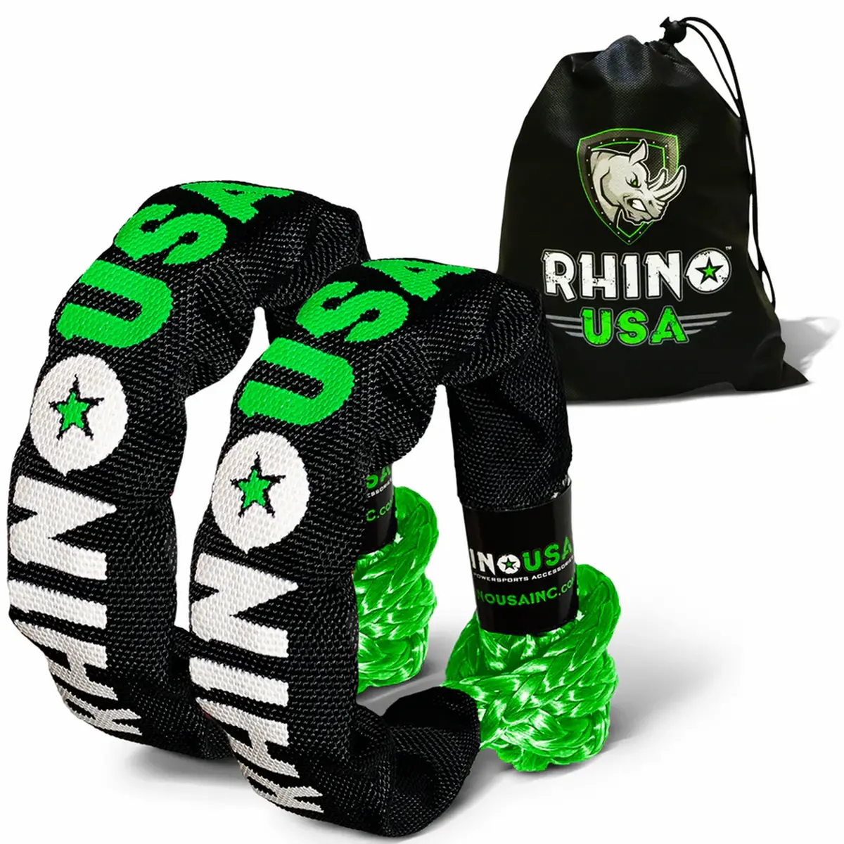 Rhino Usa 3/8" Synthetic Soft Shackles (2-Pack) 1