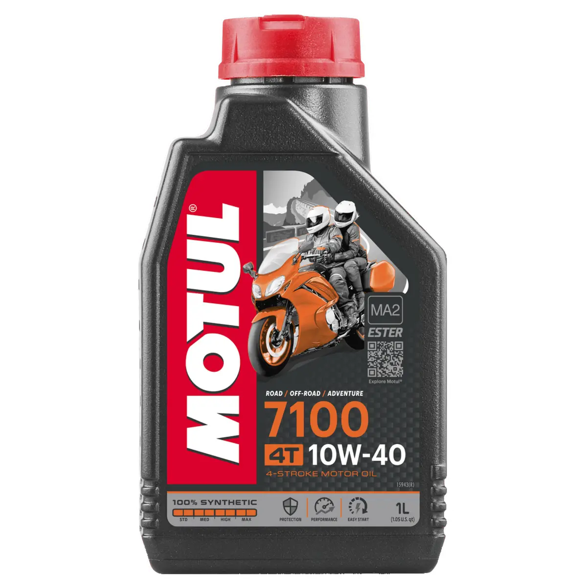 Motul 7100 4T 10W40 Synthetic Oil 1