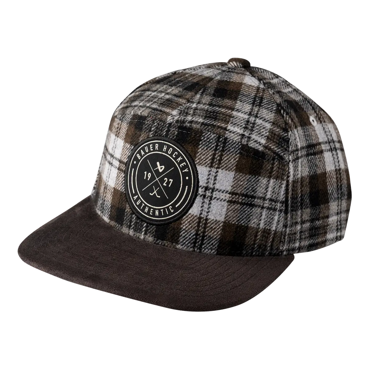 Bauer Plaid Snapback Senior 1