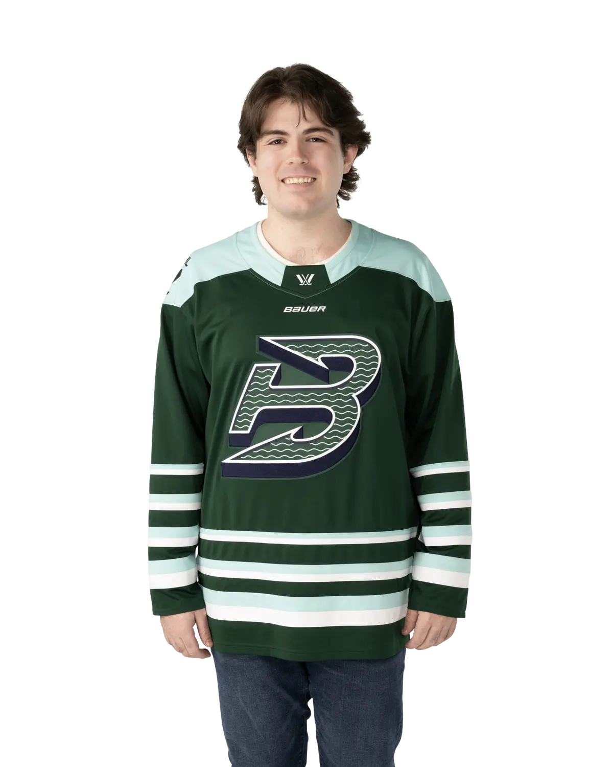 Bauer Pwhl Home Jersey Boston Fleet Adult 1