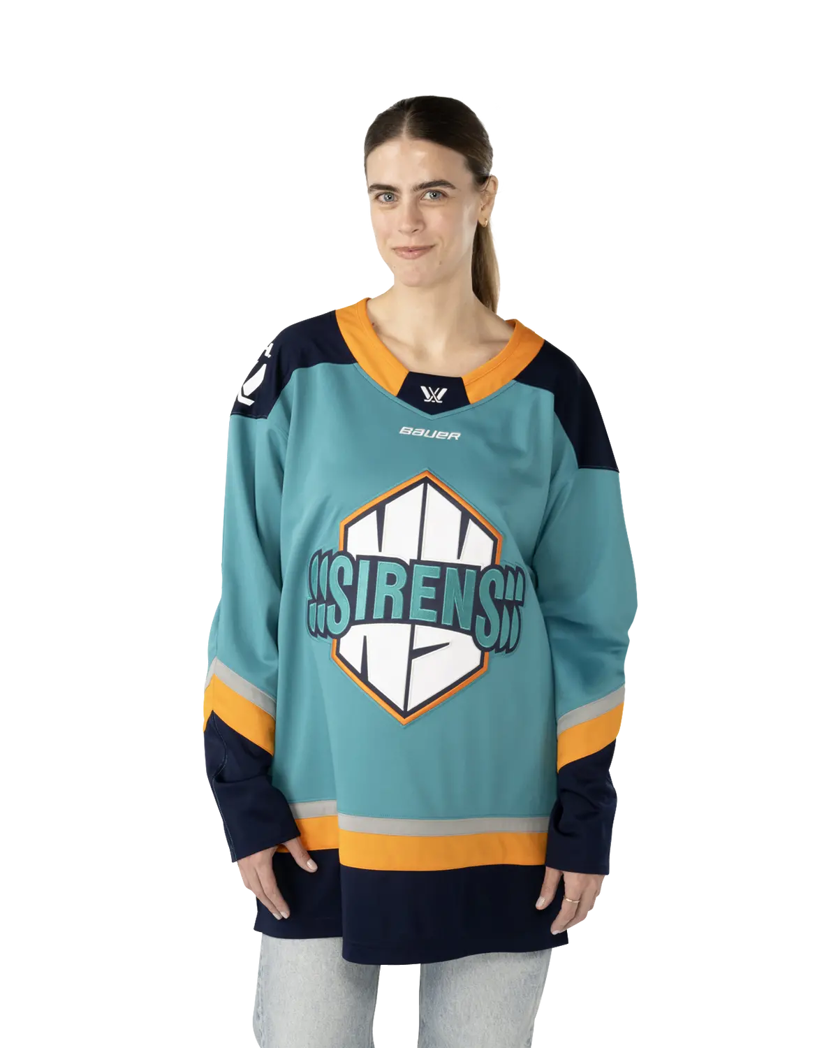 Bauer Pwhl Home Jersey New York Sirens Adult 1
