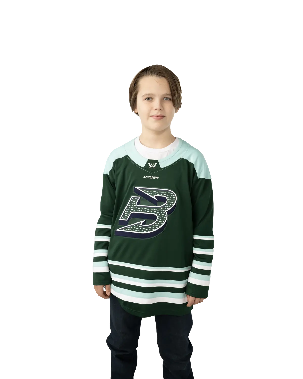 Bauer Pwhl Home Jersey Boston Fleet Kids 1