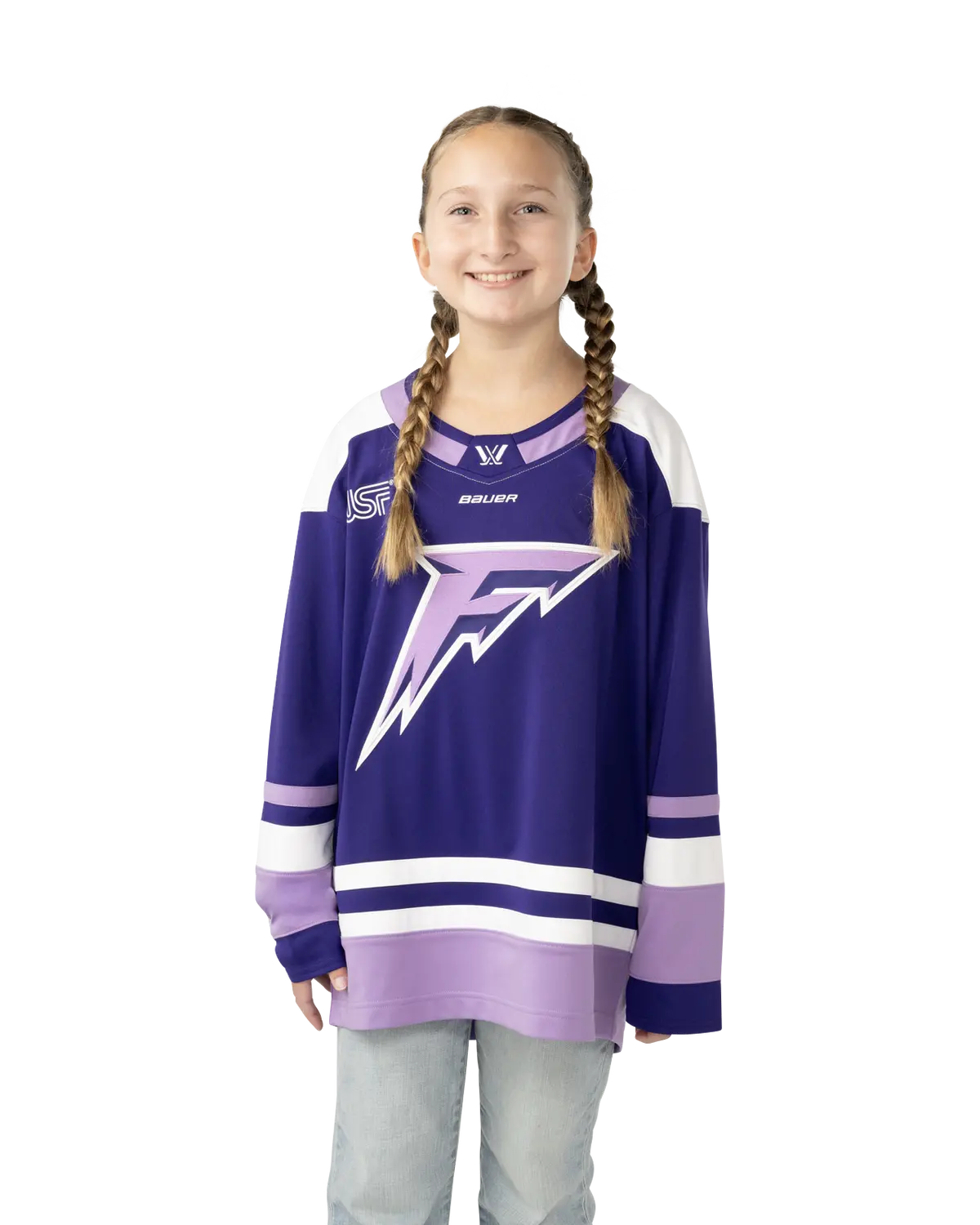 Bauer Pwhl Home Jersey Minnesota Frost Kids 1