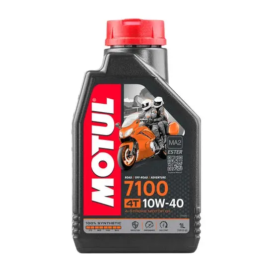 Motul 7100 4T Synthetic Engine Lubricants 10W40 1L 1