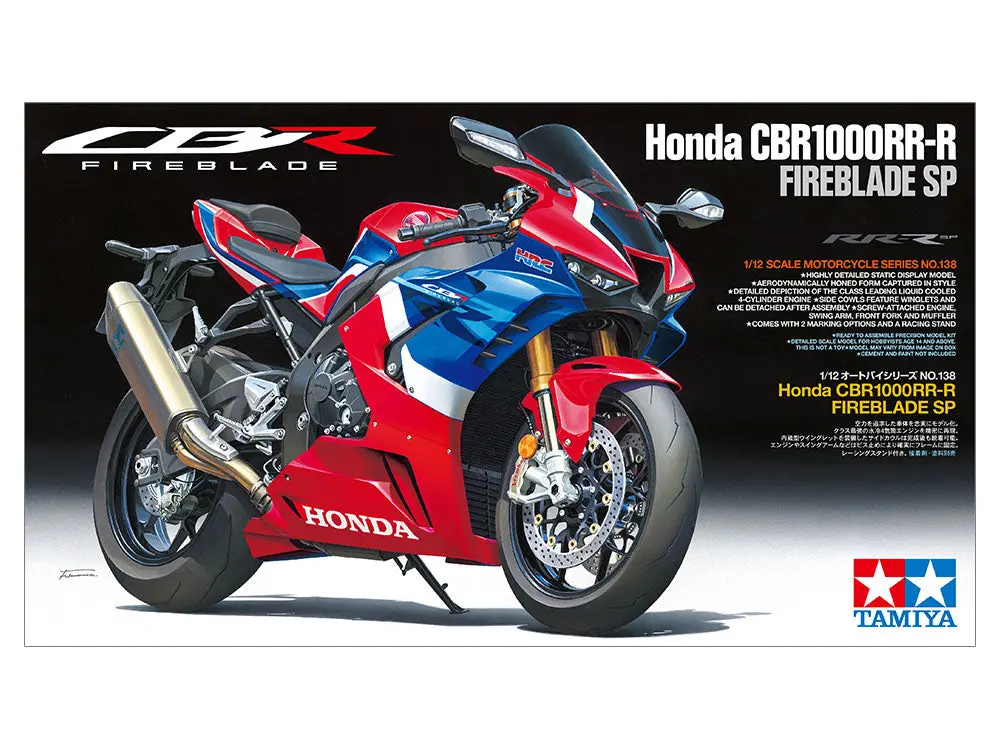 Tamiya 1/12 Honda Cbr1000rr-R Fireblade Sp #14138 1