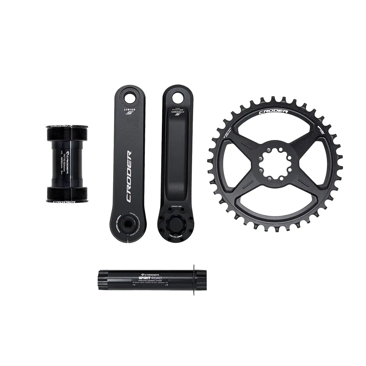 145Mm Short Crank, Chainring, Bb, Axle Upgrade Kit 2