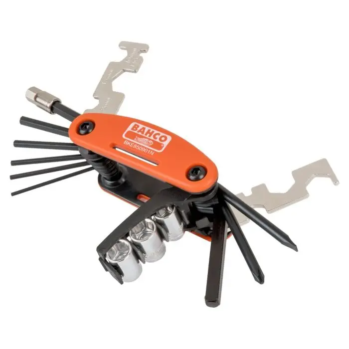 Bahco Mixed Folding Tool Set With Pouch [Bke850901] 1
