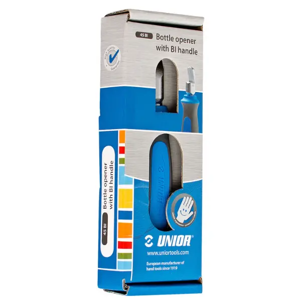 Unior Bottle Opener With Blue Handle 1