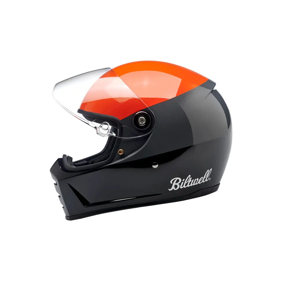 Biltwell Lane Splitter Podium Gloss Orange/Grey/Black 1004-550 1