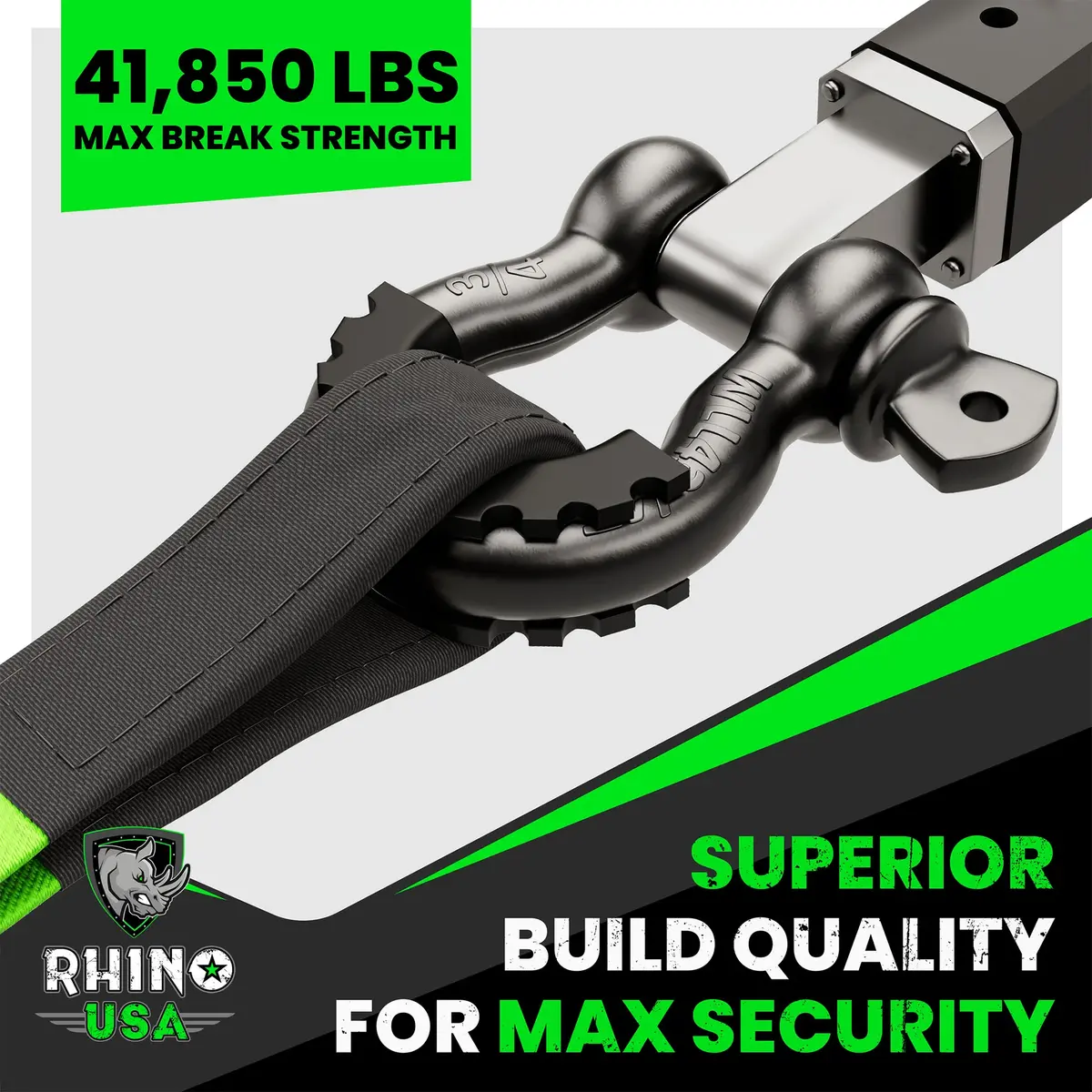 Rhino Usa 3/4" D-Ring Shackle Set 2