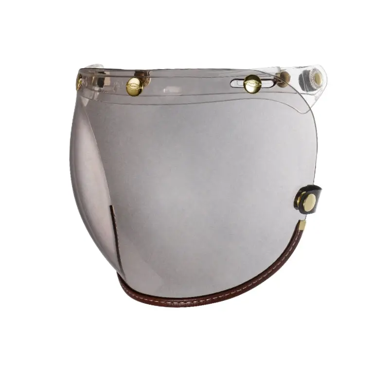 Feture Bubble Visor Brown Leather Strap 1