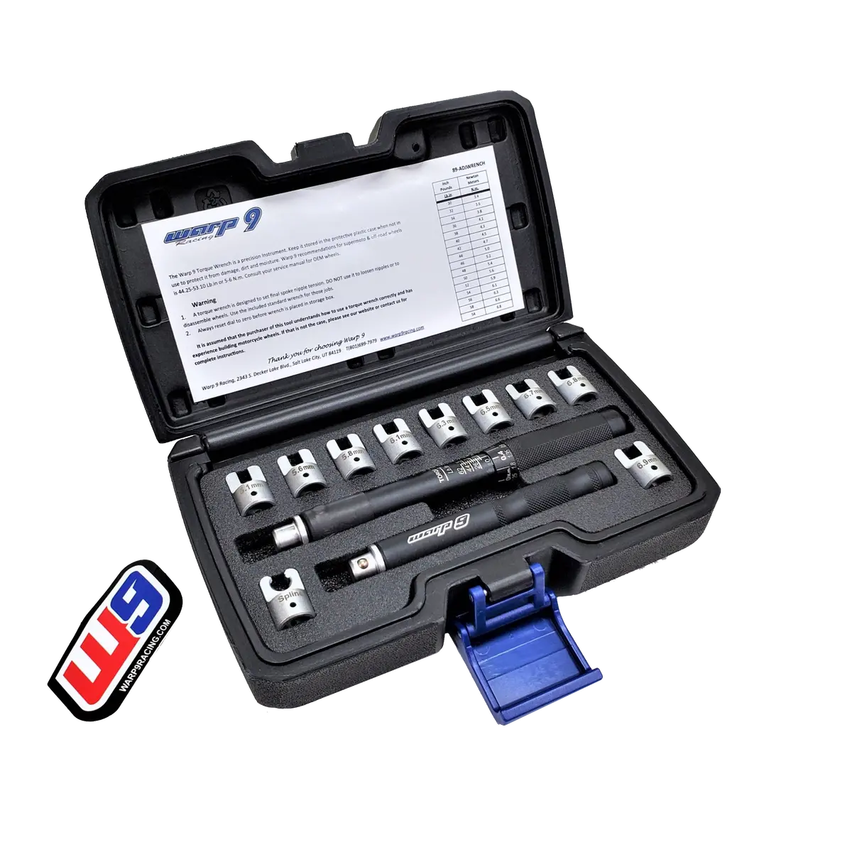 Warp 9 Adjustable Torque Spoke Wrench 1