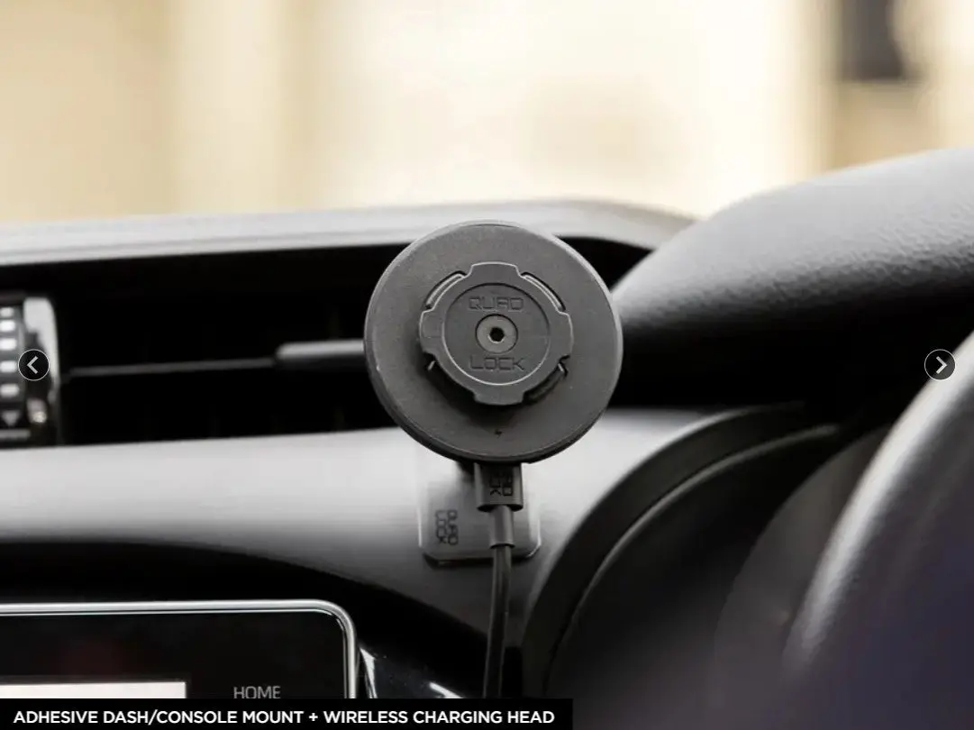Quadlock Adhesive Dash Console Car Mount 2