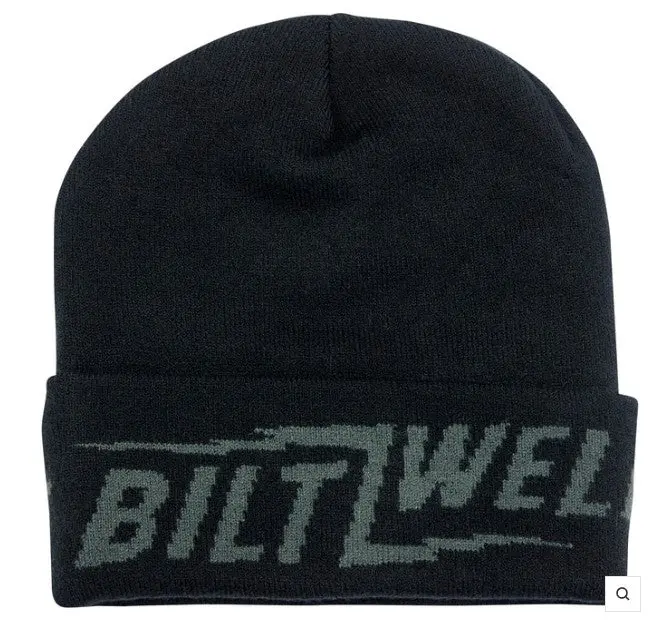 Biltwell Woven Bolts Beanie Black [8001-3028-00] 1