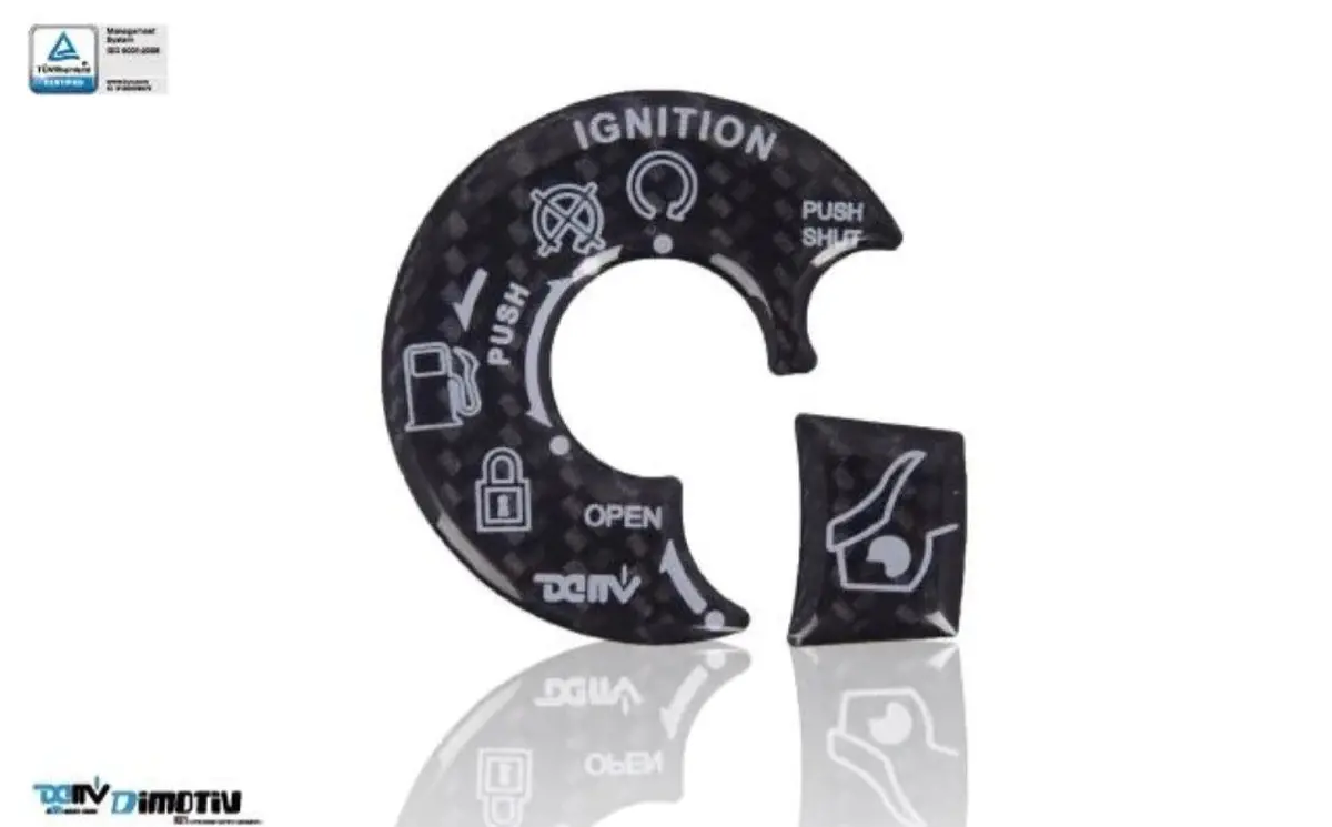 Dmv Carbon Key Hole Cover For Sym Drg 20~ #Di-Ckh-Sy-01 1