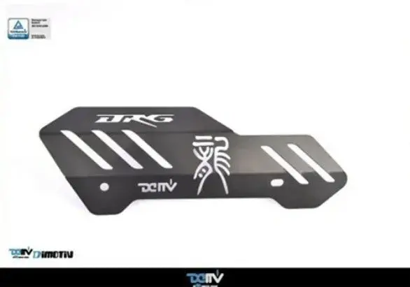 Dmv Exhaust Guard For Sym Drg 20~ Black #Di-Feg-Sy-01-K 1