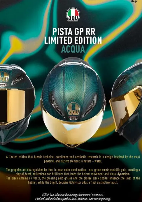 Agv Pista Gp Rr Acqua Full Face Helmet [預計2025年10月到貨] 1