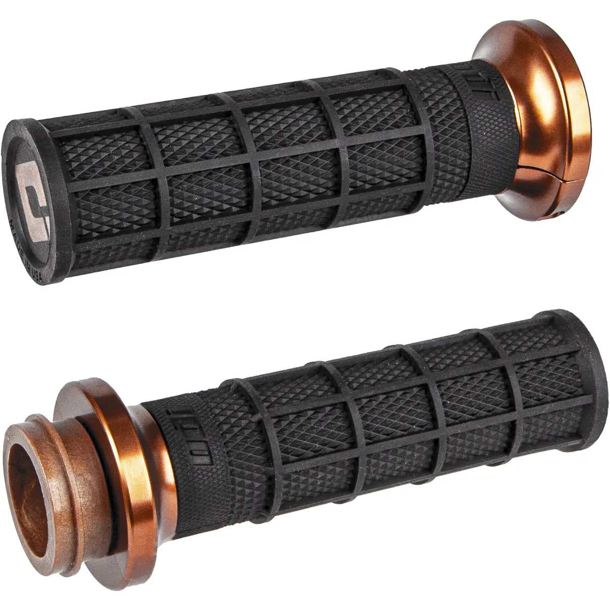 Odi V-Twin Waffle Lock-On Motorcycle Grips - 2018-2023+ Indian Touring Models Throttle-By-Wire 2