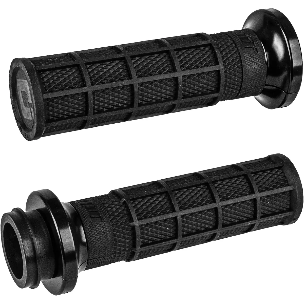 Odi V-Twin Waffle Lock-On Motorcycle Grips - 2018-2023+ Indian Touring Models Throttle-By-Wire 1