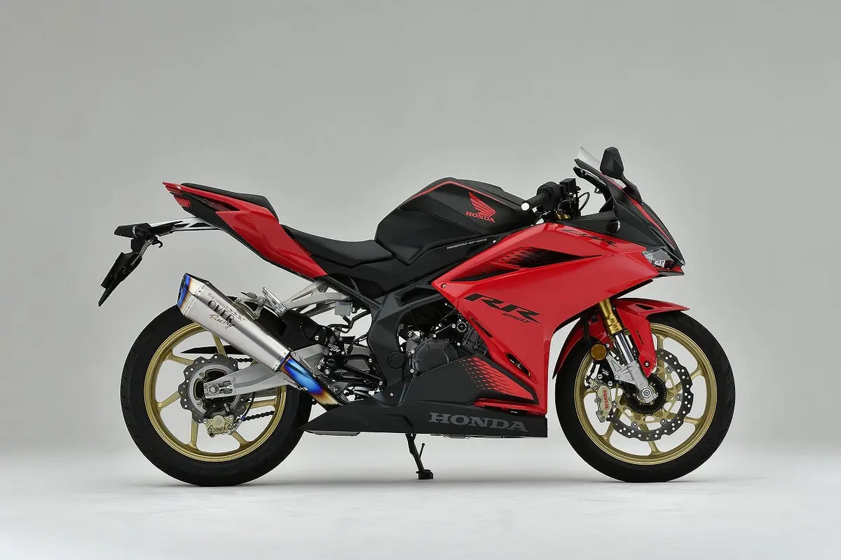 Over Racing Tt-Formula Rs Pro Titanium 2-1 Muffler For Cbr250rr 20- [25-021-12] 1