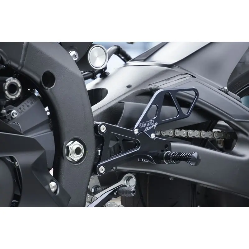 Over Racing Rearsets Kit For R6 17- Black(51-433-01B) 1