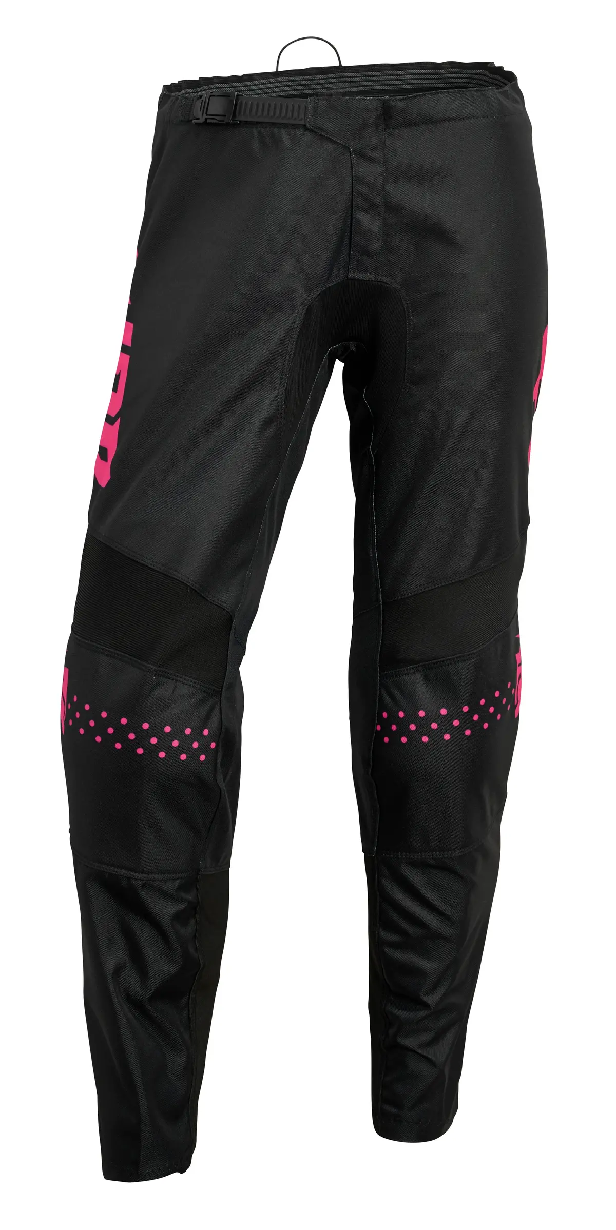 2024 Thor Racing Women's Minimal Sector Black/Flo Pink Gear Combo 6