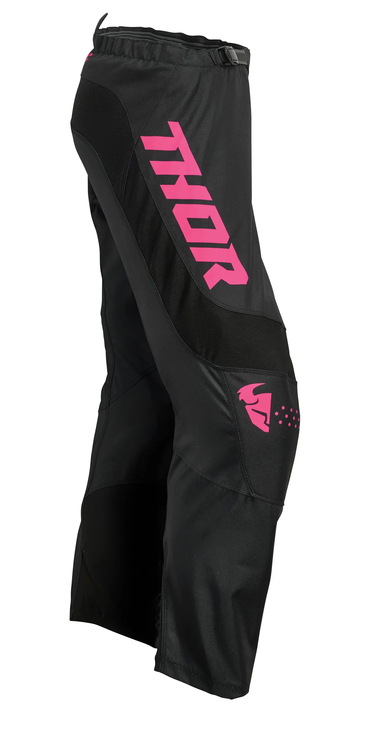 2024 Thor Racing Women's Minimal Sector Black/Flo Pink Gear Combo 7