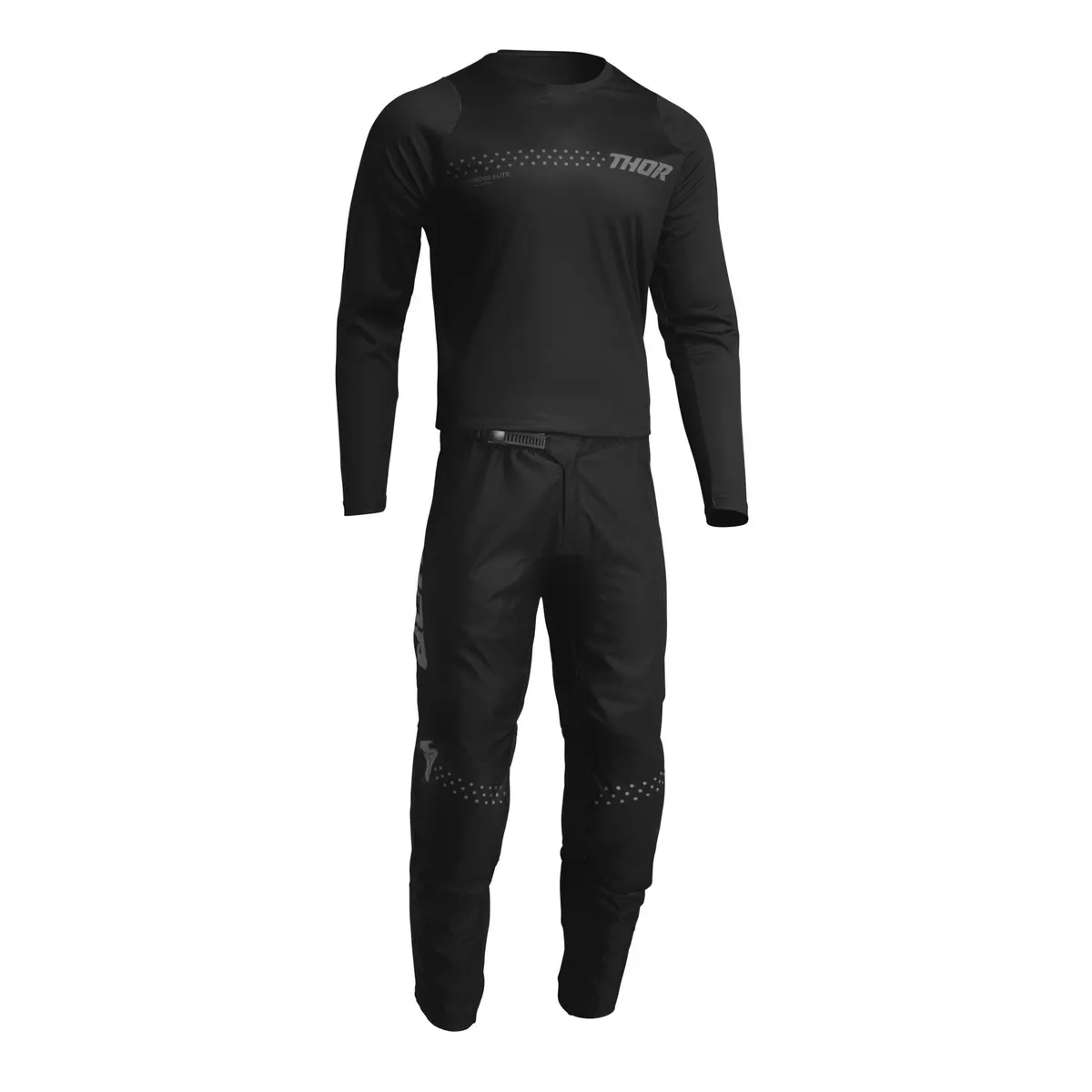 2024 Thor Racing Adult Minimal Sector Black Gear Combo 1