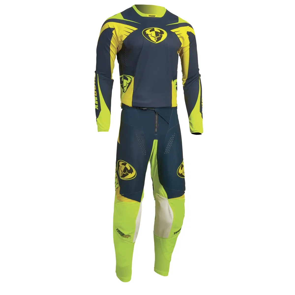 2022 Thor Racing Adult 04 L.E. Pulse Midnight/Lime Gear Combo 1