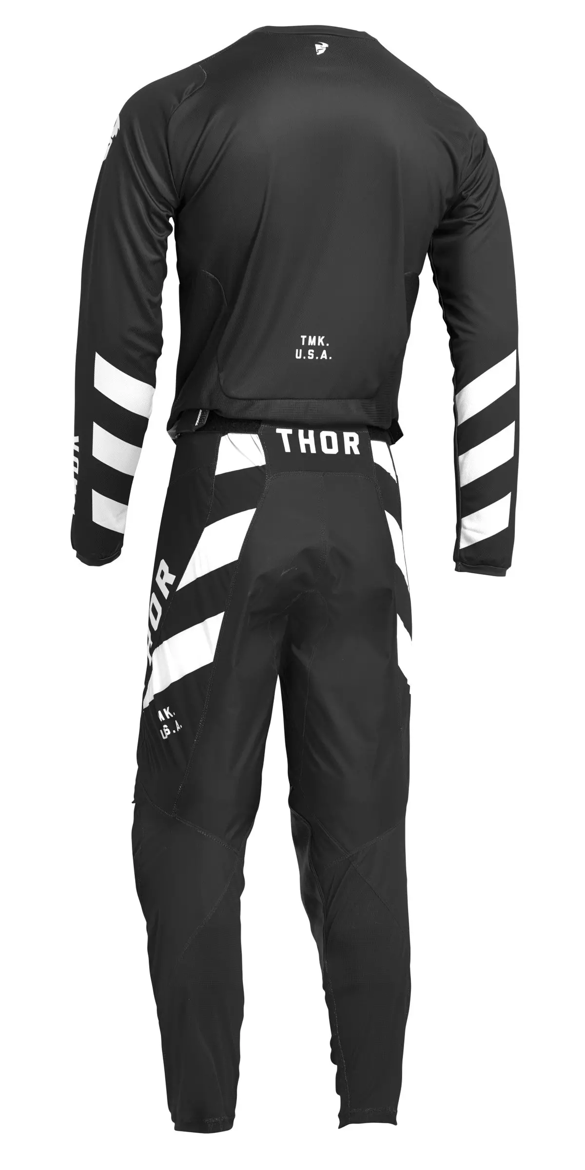 2022 Thor Racing Adult Vapor Pulse Black/White Gear Combo 2