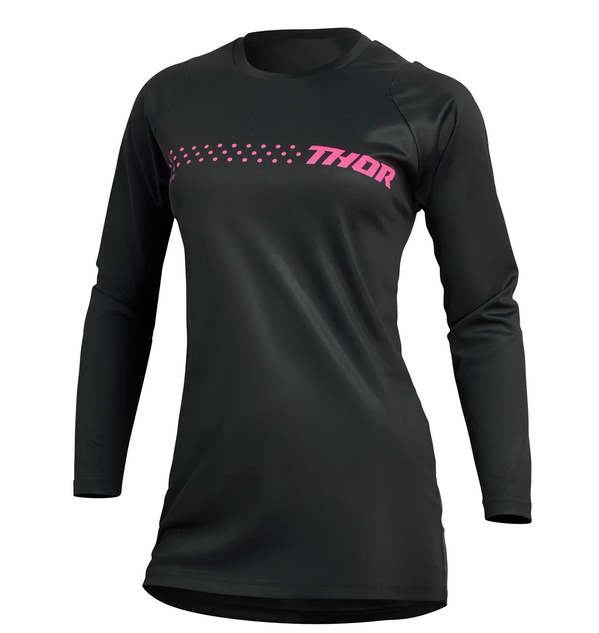 2024 Thor Racing Women's Minimal Sector Black/Flo Pink Gear Combo 3