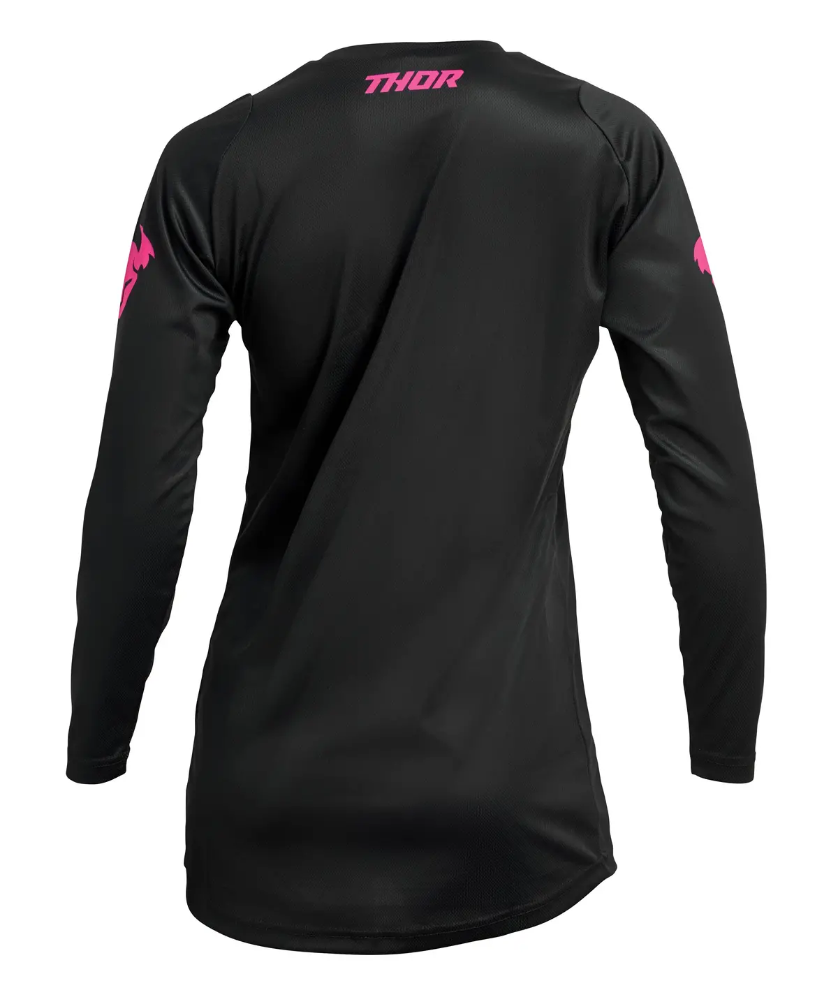 2024 Thor Racing Women's Minimal Sector Black/Flo Pink Gear Combo 4