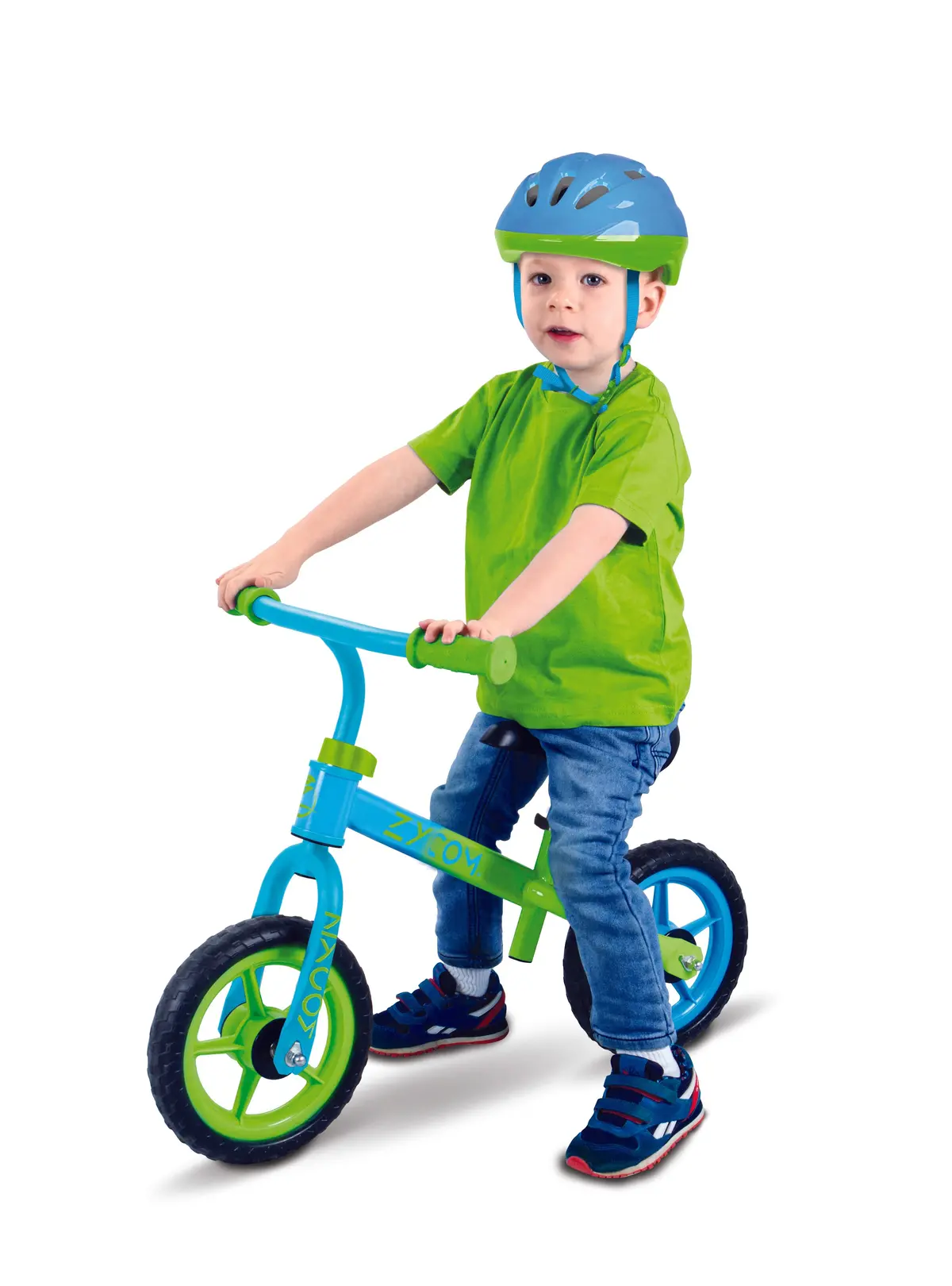 Zycom My 1St Balance Bike W/ Helmet Blue / Green 1