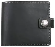 Degner Leather Money Clip Black W-81 1