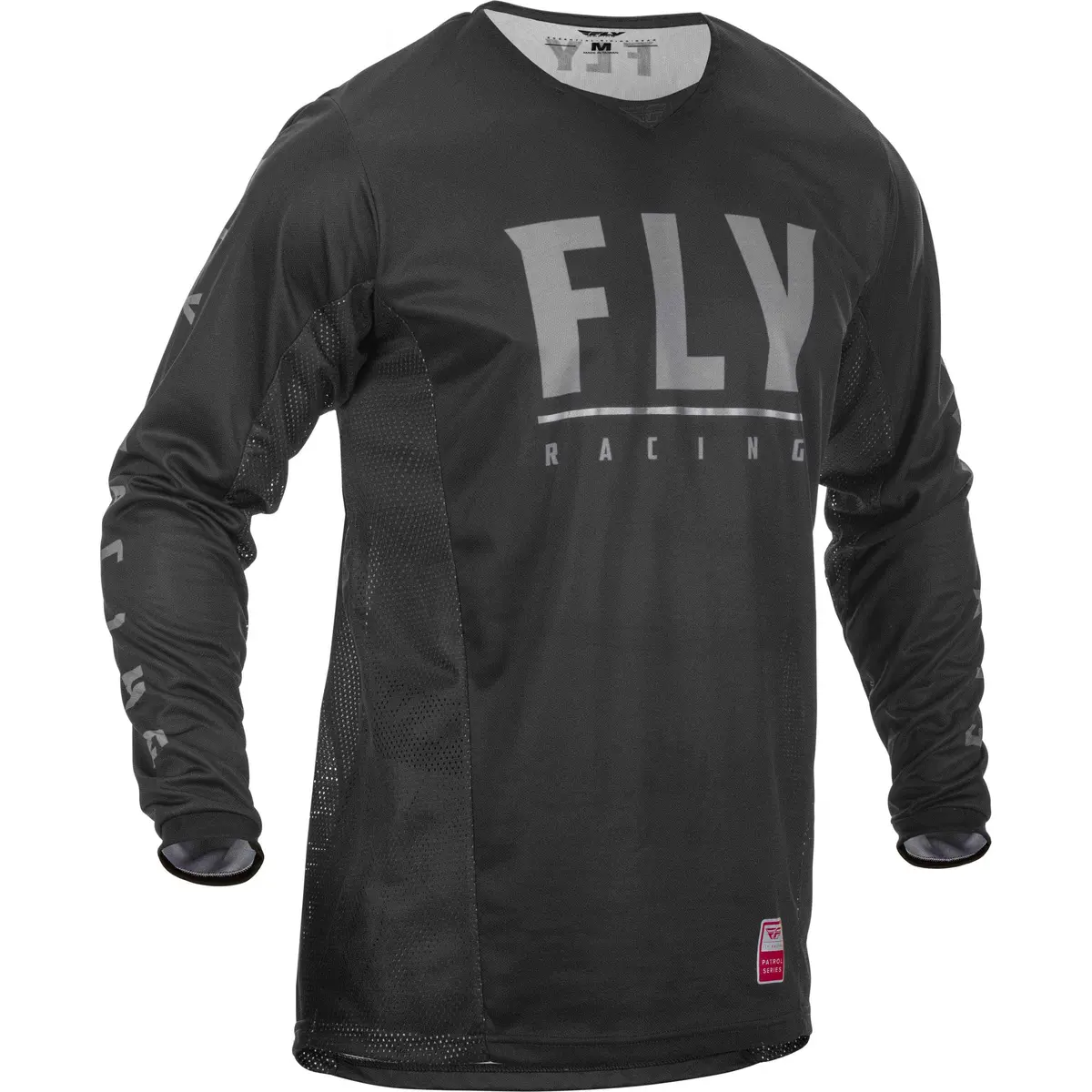 2021 Fly Racing Black Patrol Jersey - Adult 1