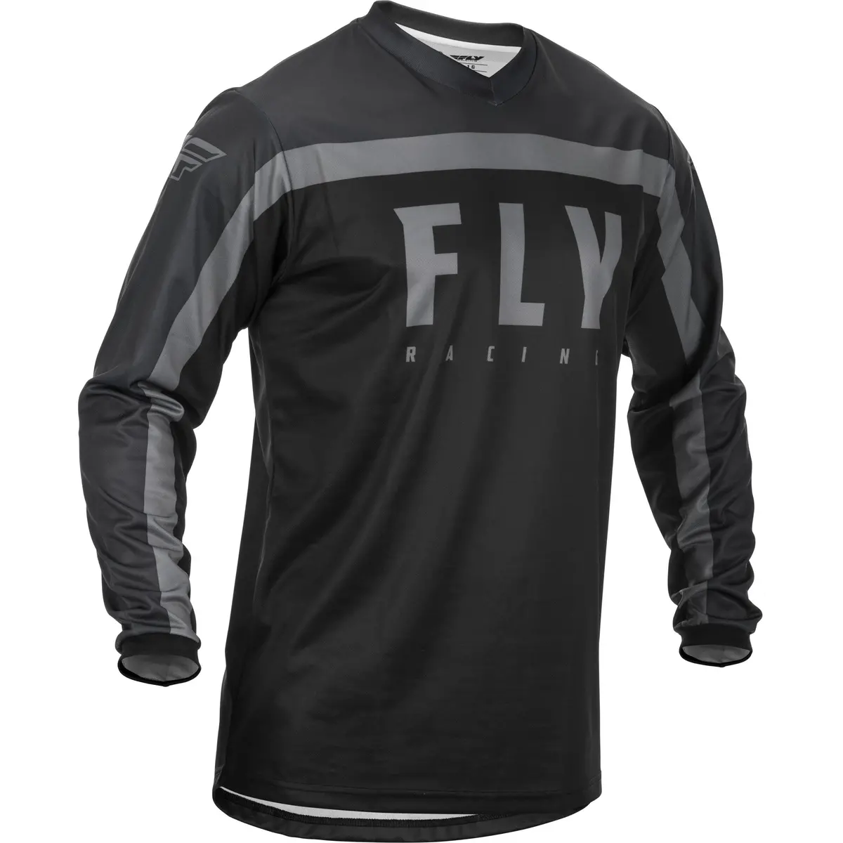 2020 Fly Racing F-16 Black/Grey Jersey - Youth 1