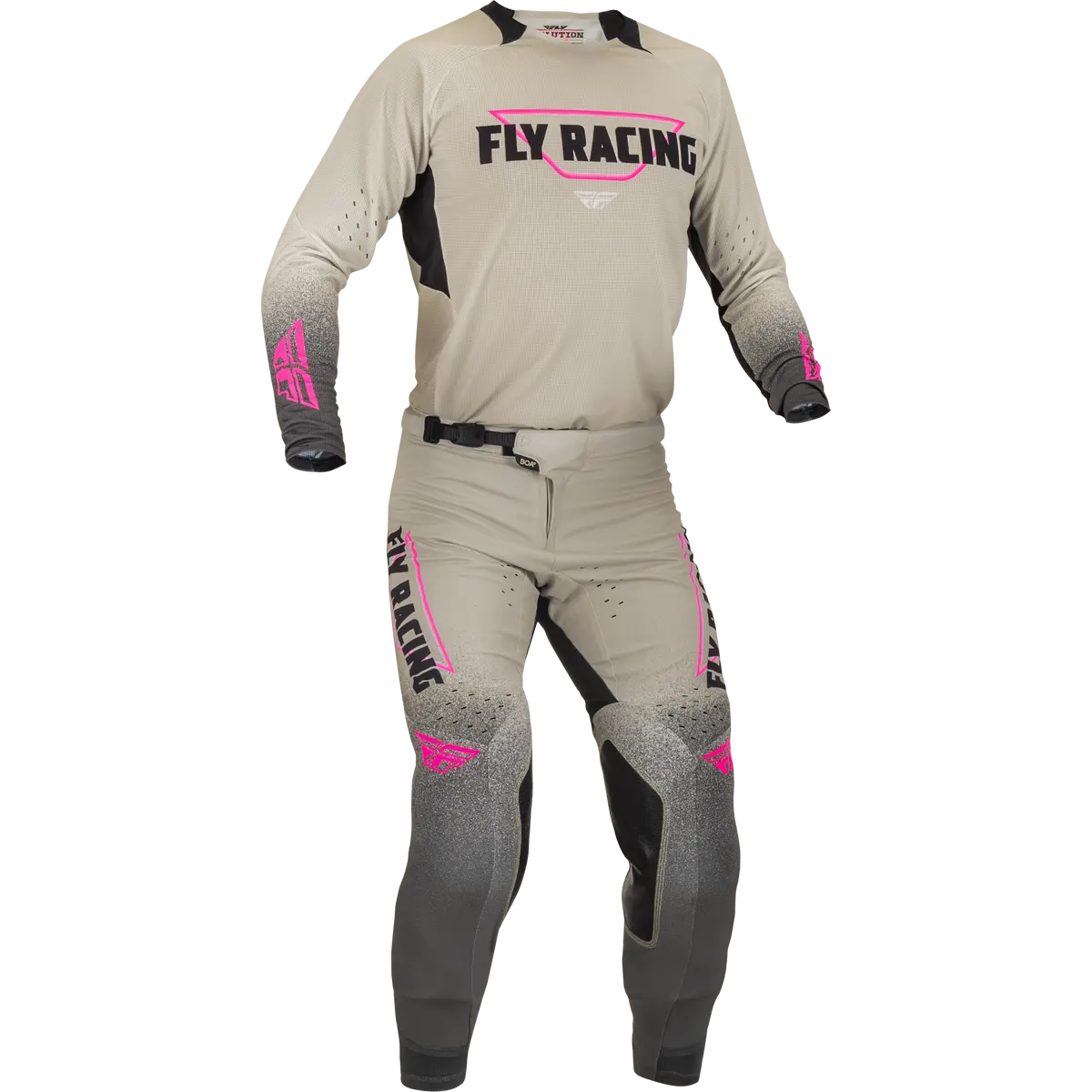 2023 Fly Racing Adult Evolution Dst Ivory/Black Gear Combo 1