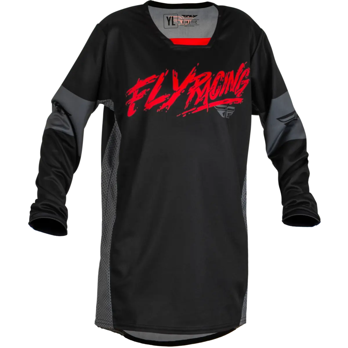 2024 Fly Racing Youth Kinetic Khaos Jersey 1