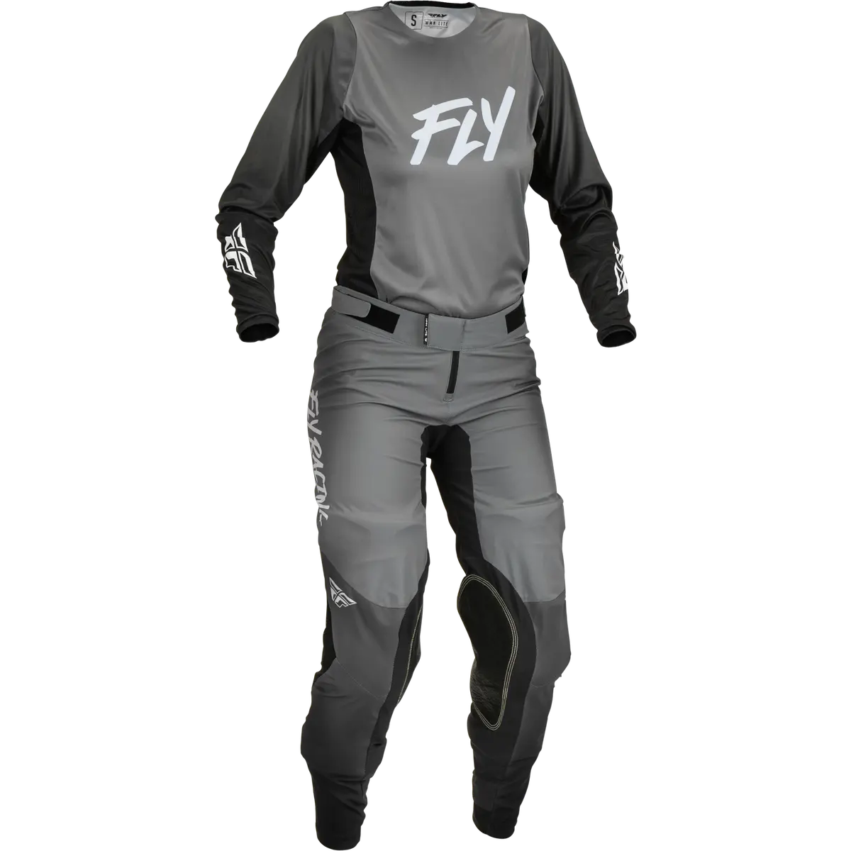 2023 Fly Racing Women's Lite Grey/Black Gear Combo 1
