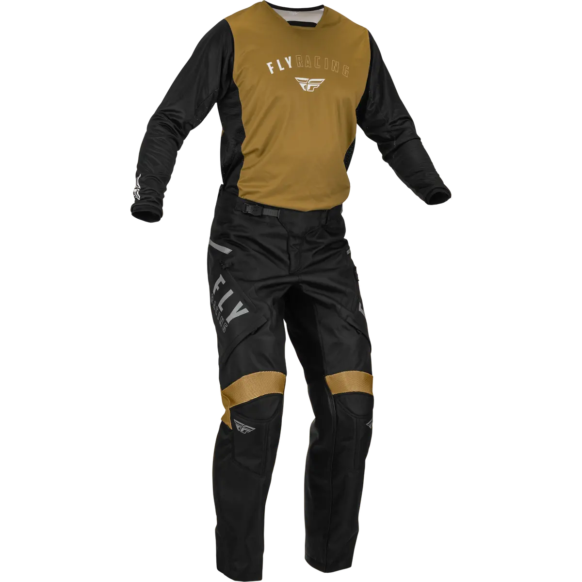 2025 Fly Racing Adult Patrol Caramel/Black Gear Combo (Over The Boot) 1